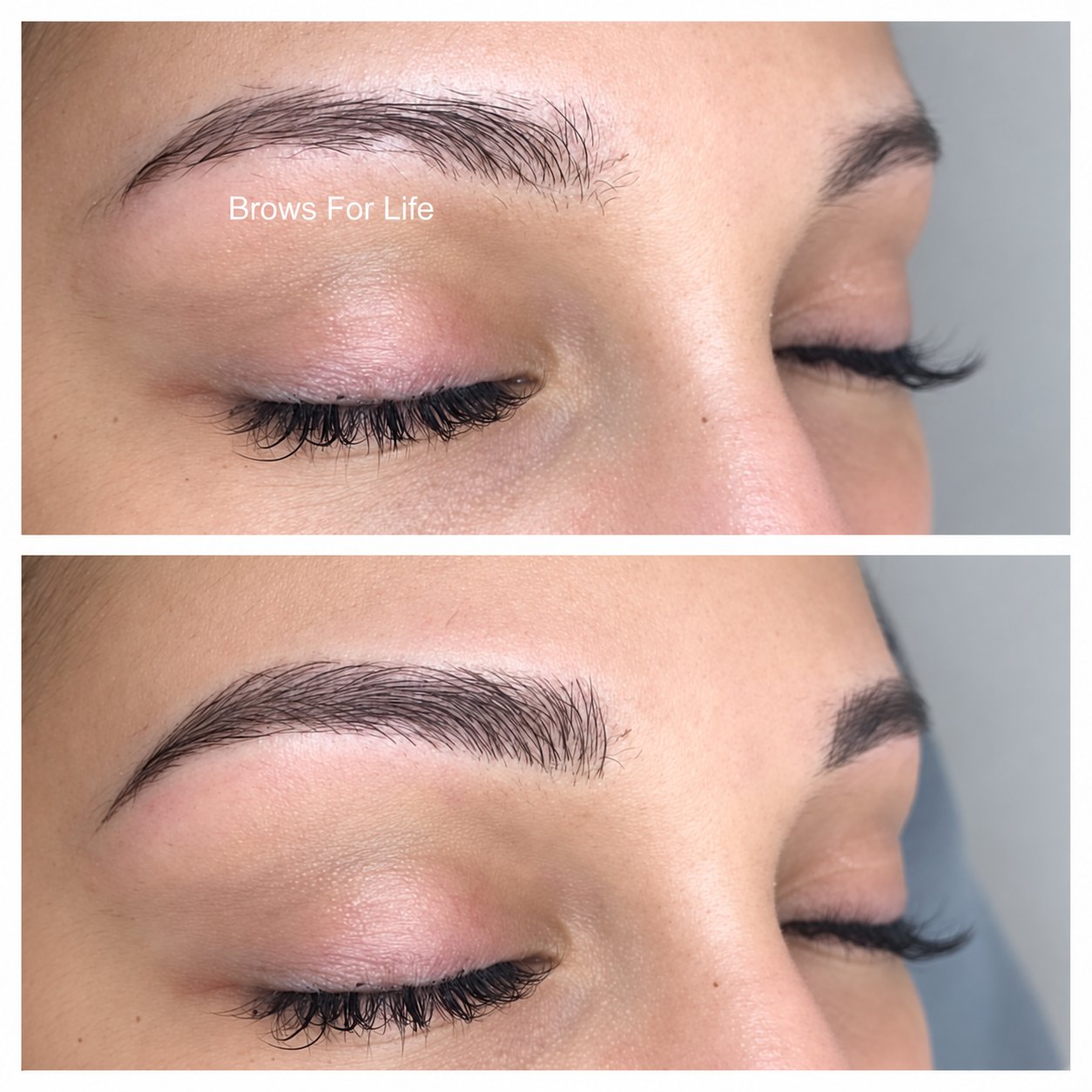 Microblading before and after on a Brows For Life client in Danbury, CT, photo 05