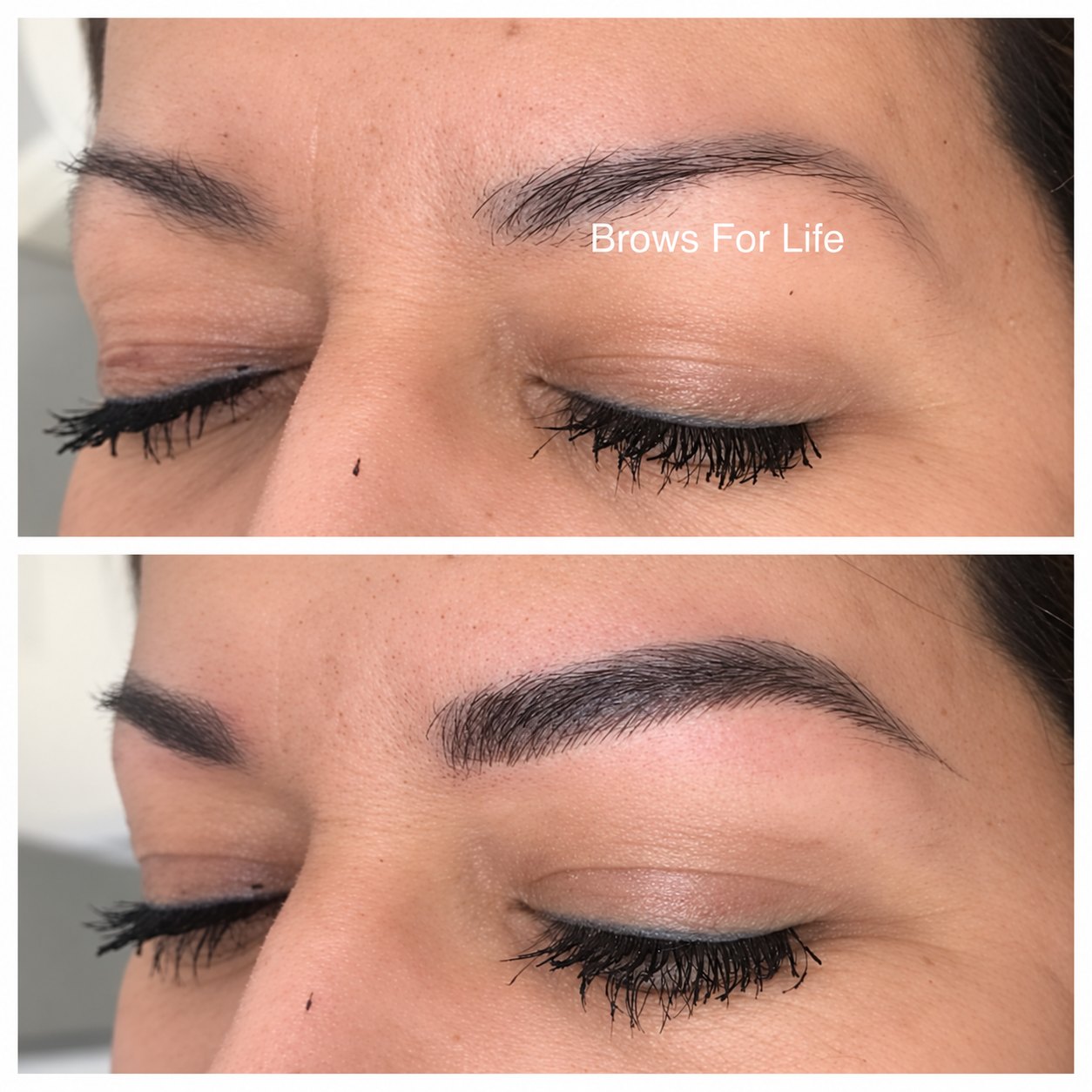Microblading before and after on a Brows For Life client in Danbury, CT, photo 08