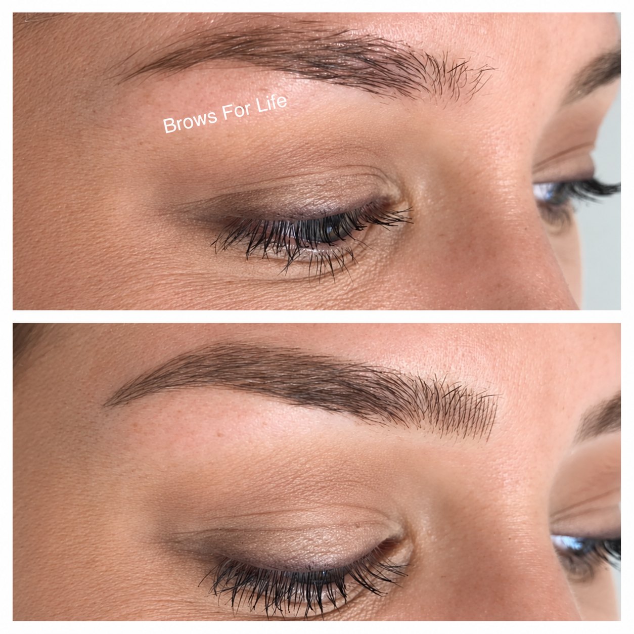 Microblading before and after on a Brows For Life client in Danbury, CT, photo 10