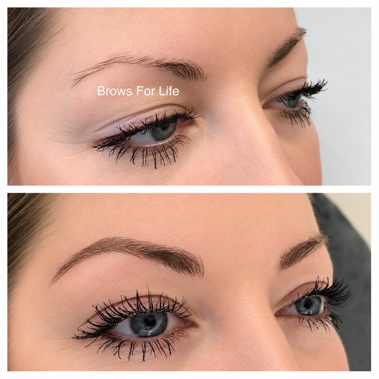 Microblading before and after on a Brows For Life client in Danbury, CT, photo 15