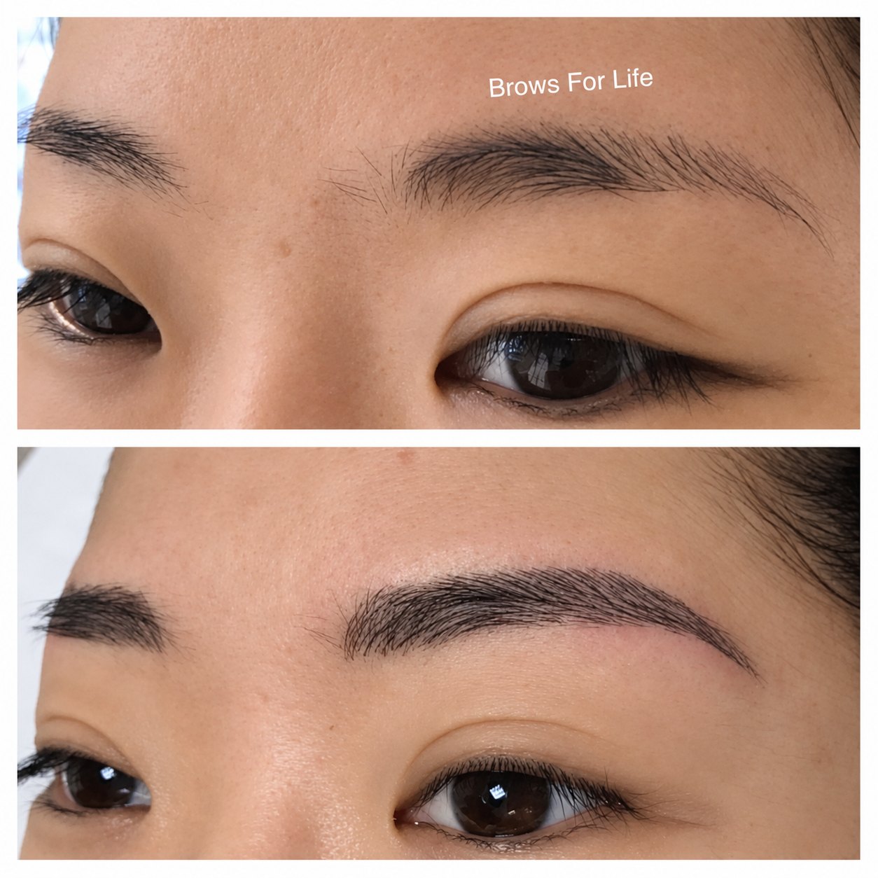 Microblading before and after on a Brows For Life client in Danbury, CT, photo 21