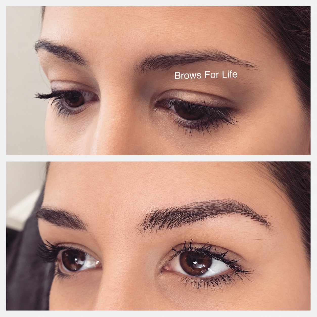 Microblading before and after on a Brows For Life client in Danbury, CT, photo 23