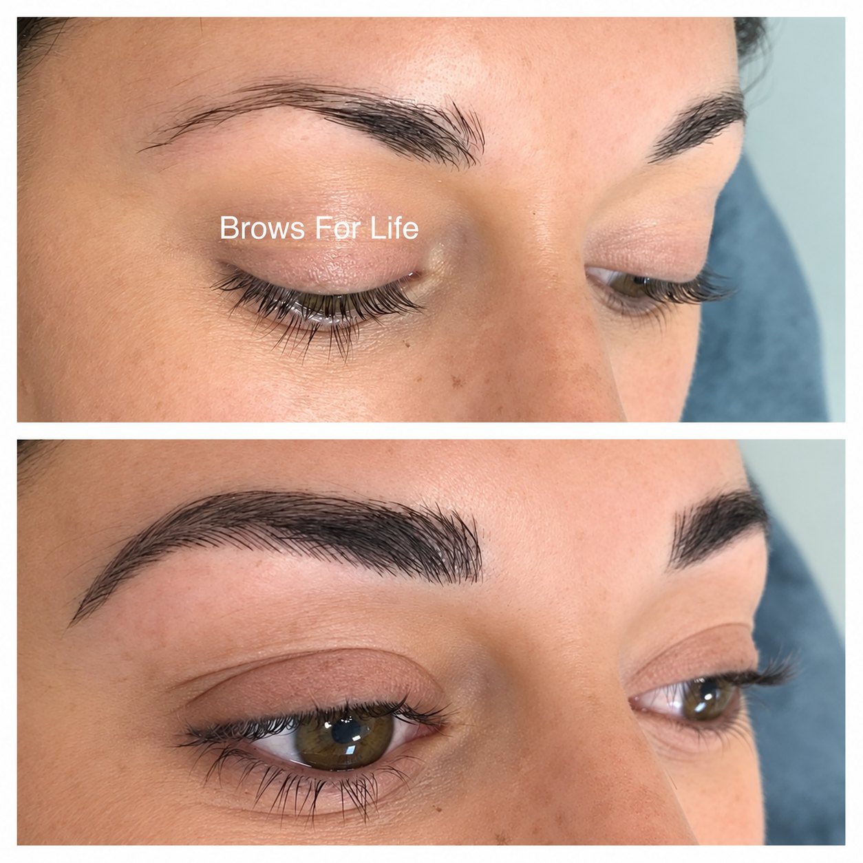 Microblading before and after on a Brows For Life client in Danbury, CT, photo 27